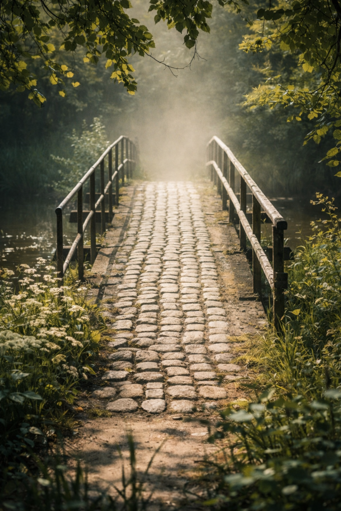 A quiet path fading into soft distance, symbolizing grief, uncertainty, and the inability to define what “better” means after loss.